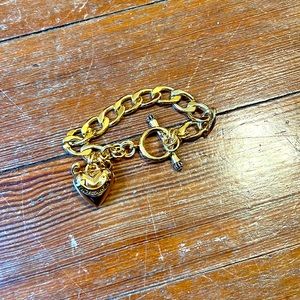 Gold juicy couture bracelet